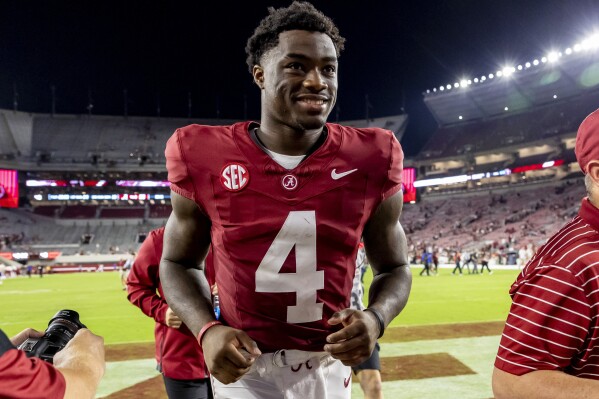 No. 13 Alabama turns to Jalen Milroe again to spark its sputtering